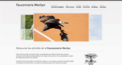 Desktop Screenshot of fauconnerie.fr